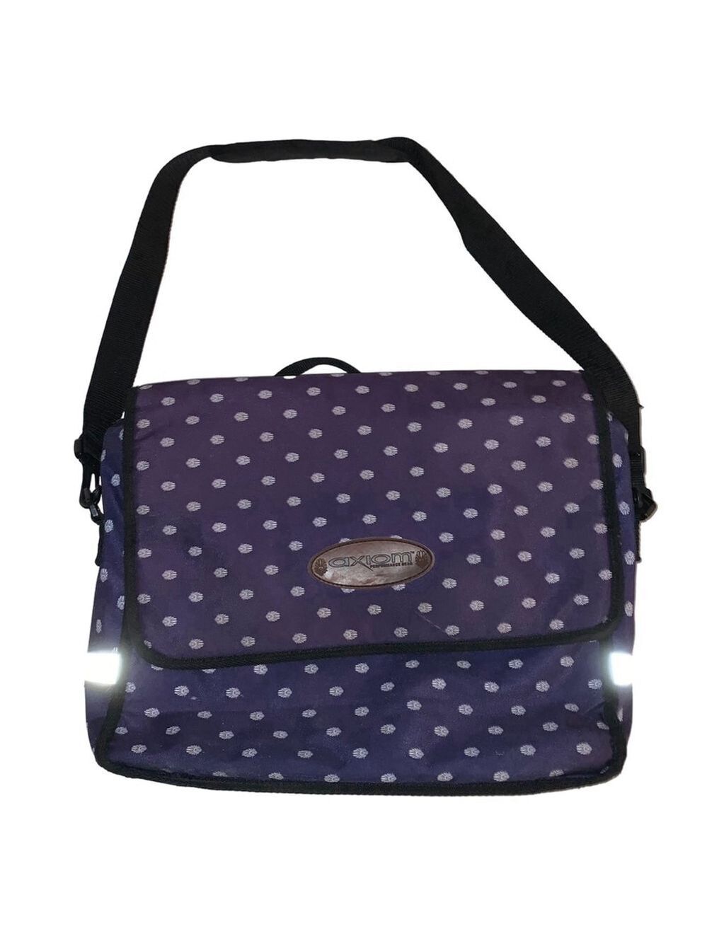 Axiom performance gear Purple white pattern Messenger Bag